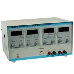 DUAL CHANNEL CONTINOUSLY VARIABLE DC REGULATED POWER SUPPLIES